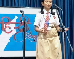 Std 4 and 5 hindi elocution competition 2025-26
